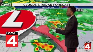 Metro Detroit weather forecast, Oct. 15, 2026  -- 4 p.m. Update