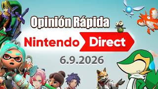 Opinión Rápida del Nintendo Direct 6.9.2026