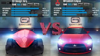 Asphalt 8 : Mitsubishi Eclipse Cup ||VS|| ED Design Torq