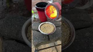 Popping Popcorn With Aluminum Lava