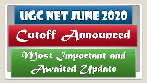 UGC NET CUTOFF ANNOUNCED | RESULT SOON | NET 2020