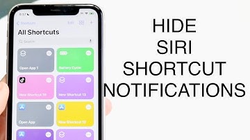 How To Hide Siri Shortcut Notifications On iPhone!