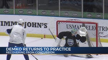 Demko returns to practice