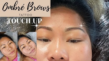Touch up Ombré Brows tattoo after 16 weeks | Eyebrows tattoo