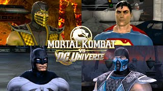 Mortal Kombat vs DC Universe - All Cutscenes \/ Game Movie (4K 60FPS)