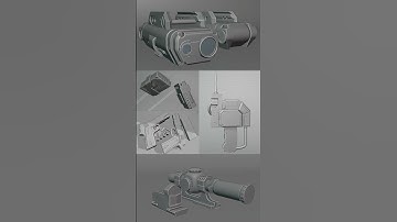 Coolness Alert! #3d #hardsurface #cybereagle #blender #indiegame #indiegamedev