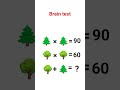 math question brain test #maths #iqtes #mathpuzzle #short