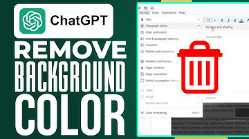 How To Remove Background Color Of The Copied Text From ChatGPT (2025) Easy Tutorial