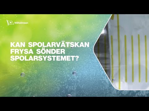 Video: Varför fryser min spolarvätska?