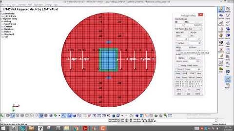 Airbag Folding using LS-PrePost | LS-PrePost Tutorial | LS-DYNA | Ansys | Kaizenat Technologies