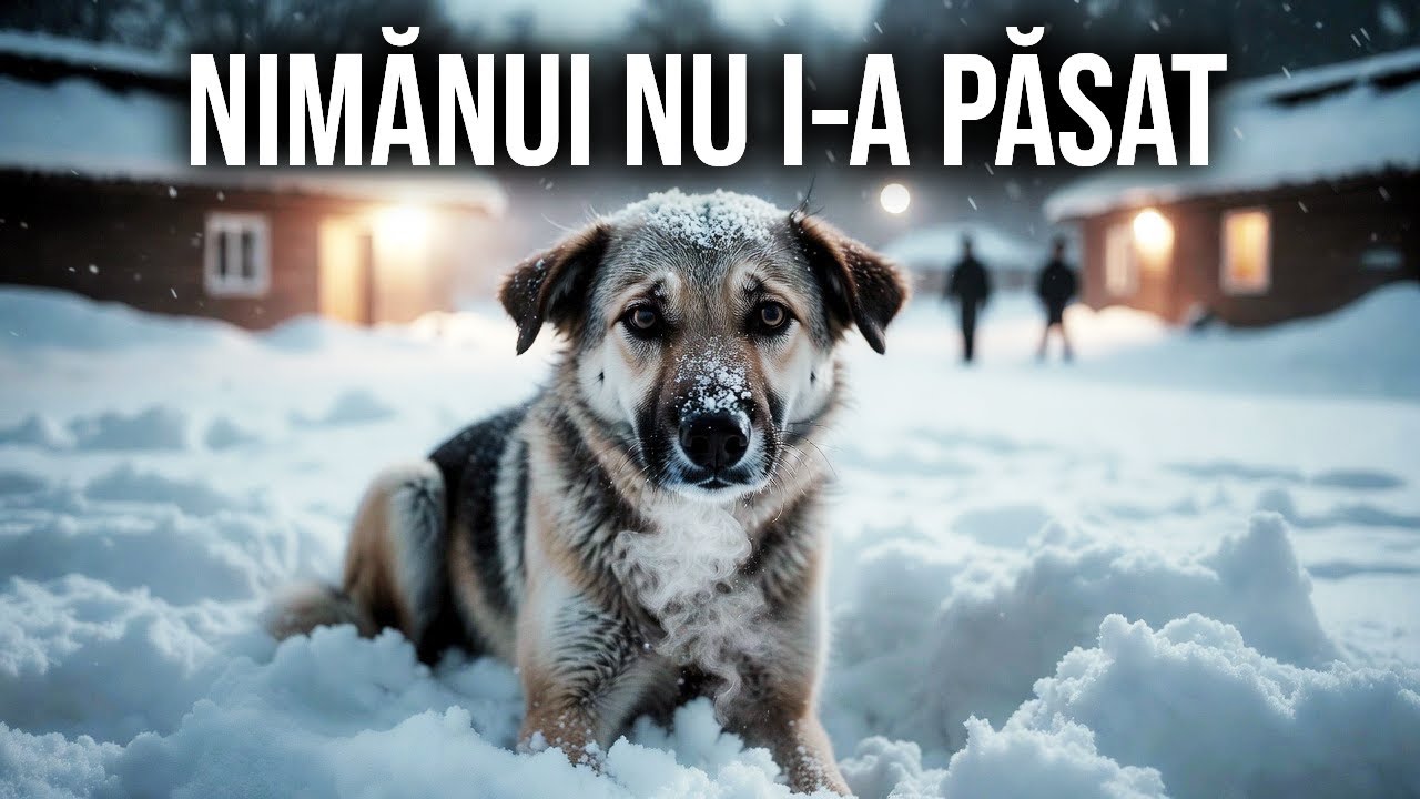 Nimănui nu i-a păsat de câinele din frig… până în acea noapte