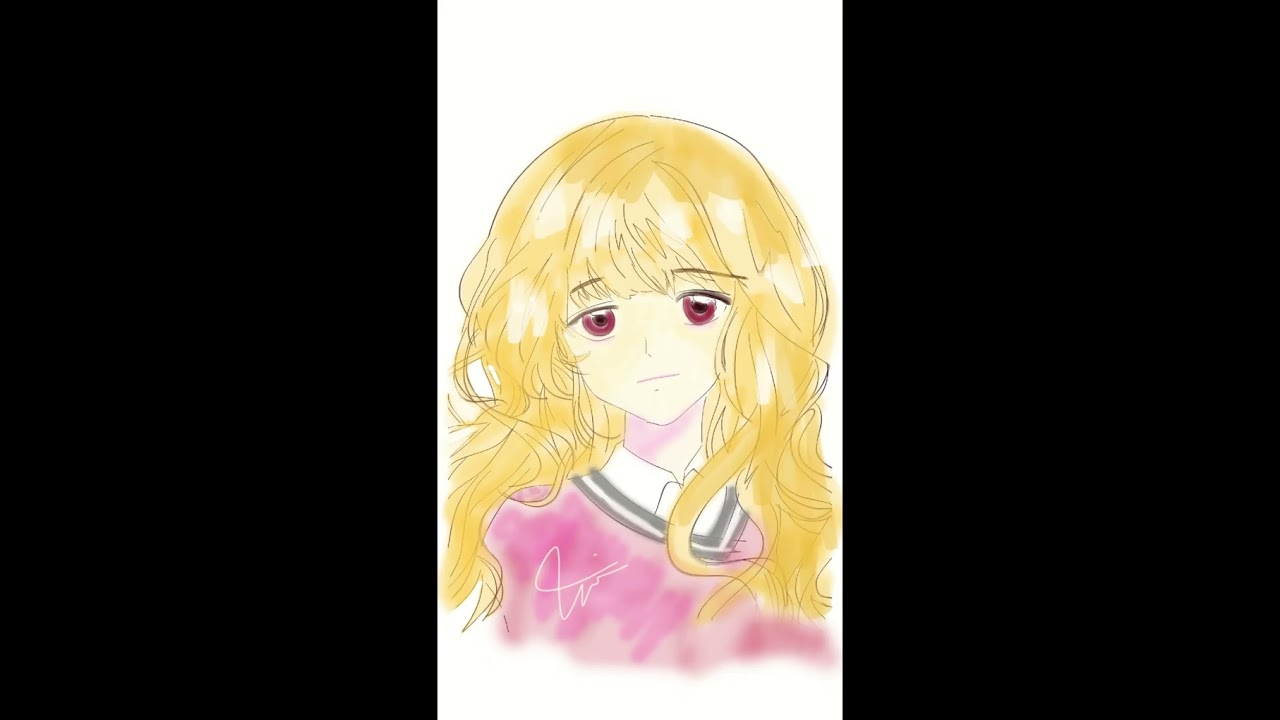 Drawing Sketch Digital on Picsart application