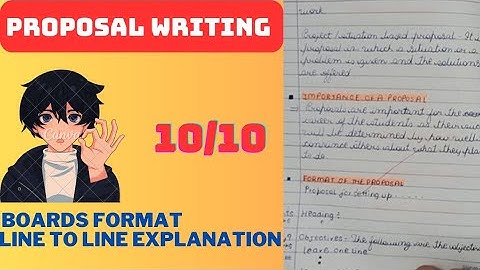 Proposal Writing📄|ISC English Class 11/12th ISC |CISCE prescribed format|Full marks strategy|2024