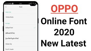 OPPO Online Font 2020 New Latest screenshot 1