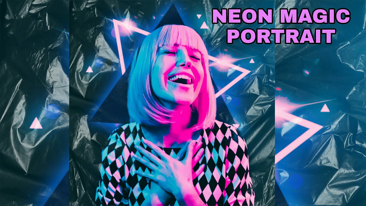NEON MAGIC POTRAIT | picsart editing tutorial 2020 | SPLENDID PIXEL