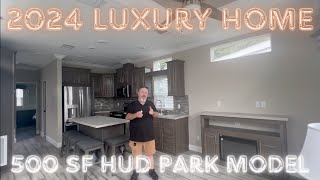 2024 LUXURY Tiny House has an AMAZING Bath! Do you like the tile? BRAND NEW Home Tour w/ MR CHUBBY!