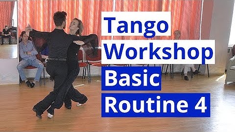 Tango Basic Routines Workshop 4 | demo by Edgars Linis - Eliza Ancane