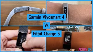 which is better fitbit inspire or garmin vivofit 4