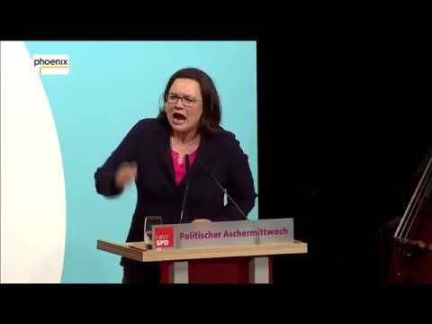 Andrea Nahles beim