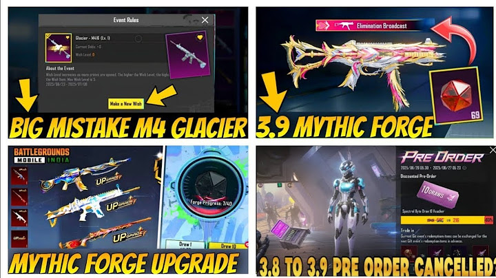🔴 101% CONFIRM Next Mythic Forge Rewards | M416 Glacier Back | Mythic Forge Upgrade Gun 3.9 Update