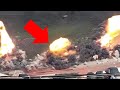 Russian Tank Filled with Explosives Creates Massive Explosion