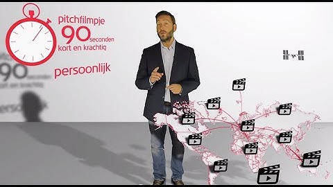 Voorbeeld Elevator Pitch Video | Pitchfilmpje.nl | dé Pitchvideo Expert