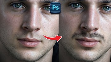 How to Create Facial Hair   Adobe Photoshop Tutorial