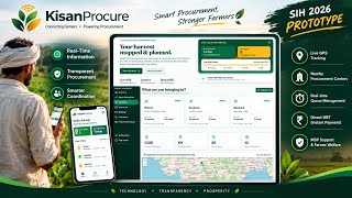 KisanProcure Prototype | Smart India Hackathon 2026 | Smart Agricultural Procurement 🚜