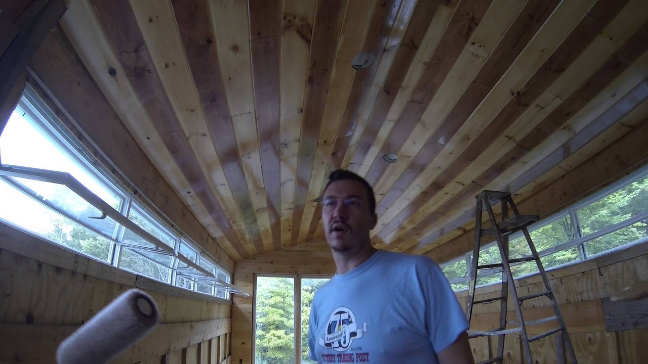 5 The Easy Way To Finish A T G Pine Ceiling With Polyurethane