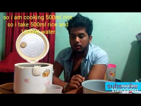 How to use a Rice cooker.How to cook Rice in Rice cooker - YouTube