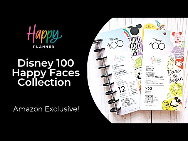 Happy Planner Disney Sticker Pack, Multicolored Planner Stickers for Teachers, Back-to-school Accessories, Sunny Minnie Theme, Classic size, 30