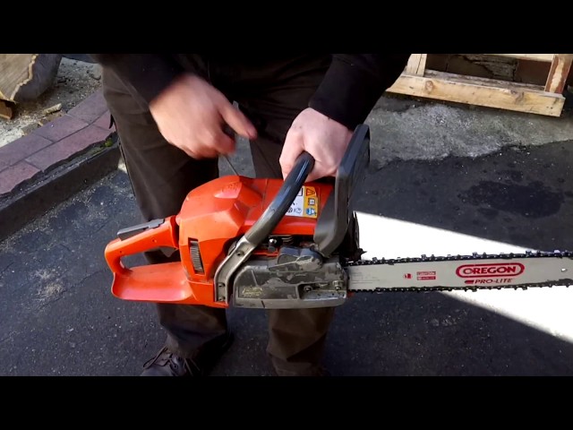 Chainsaw Husqvarna 346XP Test - YouTube