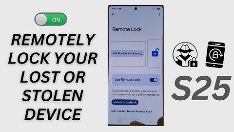 Galaxy S25/S25+/Ultra: How to Remotely Lock Your Lost or Stolen Device