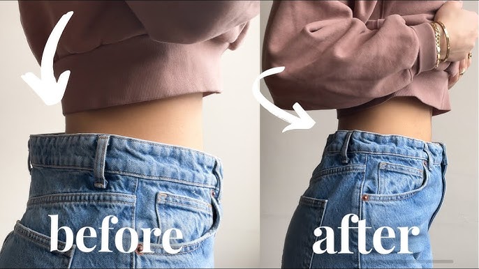 🪡 Quick Tips and Tricks to Tighten Jeans Waist Without sewing machine 