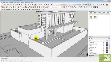 SketchUp-Tutorial-Making-Modern-House-Part-4