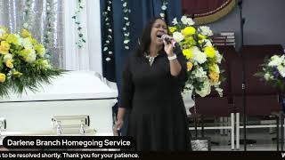 Darlene Branch Homegoing Service