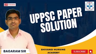 Uppsc Paper Solution Class By Mr Bagaram Sir