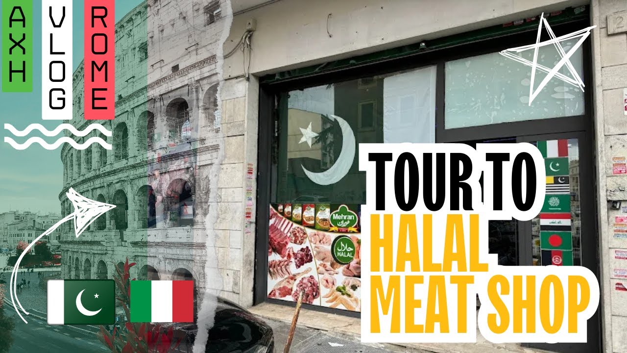 Halal Meat Shop Visit in Rome | Metro Tour + Citymapper App Guide | Sapienza Student Vlog