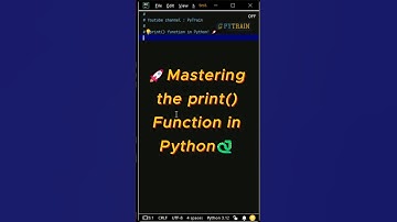 Mastering the print Function in Python 🐍💻 #shorts