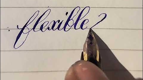 Another 22k nib flex+needlepoint modded