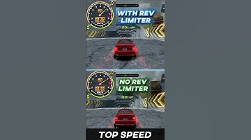 Vauxhall Monaro VXR TOP SPEED || With VS Without Rev Limiter || NFS MW #nfs #racing #shorts