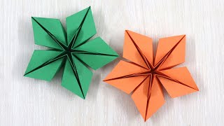 Paper Christmas Star Easy - Christmas Decoration ideas