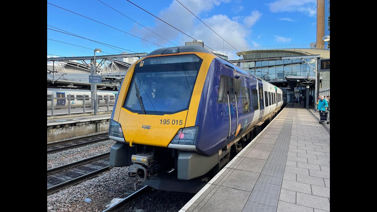 Northern 195 Trains Leeds to Nottingham Rail Ride YouTube