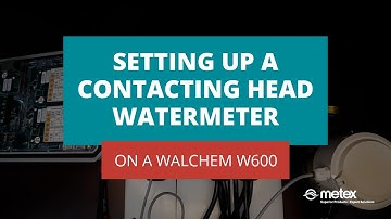 Contacting Meter on a Walchem W600