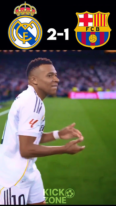 Real Madrid vs Barcelona 2-1 El clasico(Laliga)🔥