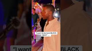 BLACK American | In your next life do you want to be born BLACK #black  #shorts