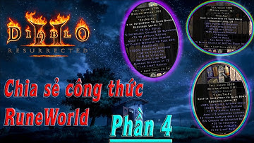 Diablo II Resurrected : Chia sẻ công thức đá Rune World - Phần 4 - Share RuneWorld | HotGame2022