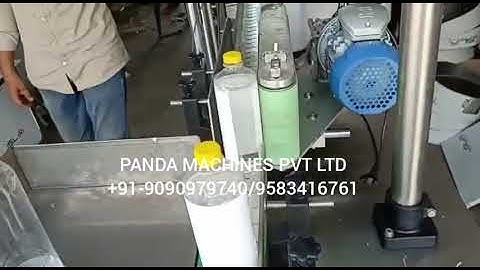 Automatic Mineral Water Bottle Labeling Machine | Sticker Labeling Machine for Round & Flat Bottles
