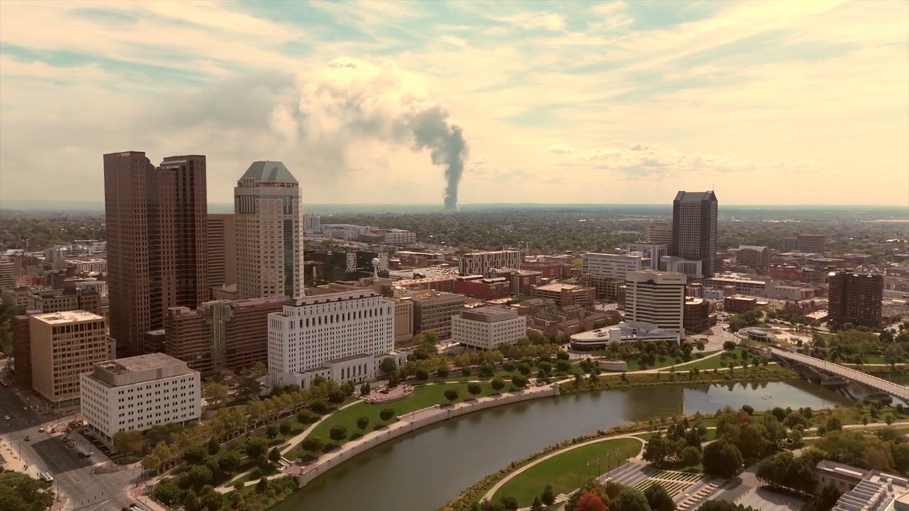 Columbus, Ohio | 4K Drone Tour Featuring Skyline, Parks, and Fire Scenes