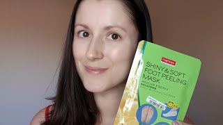 PUREDERM Shiny &amp; Soft Foot Peeling Mask REVIEW